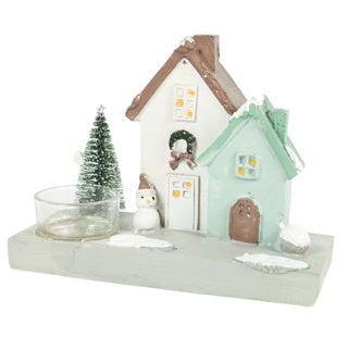 Photophores de Noël maison 3 assortis | 8 pièces