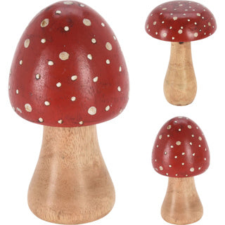 Champignon 15cm 2cul rouge