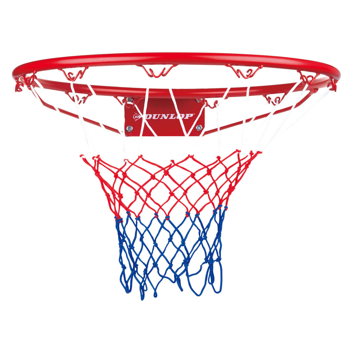 Anneau de basket Dunlop - métal - avec filet et matériel de montage - ø anneau env. 45 cm