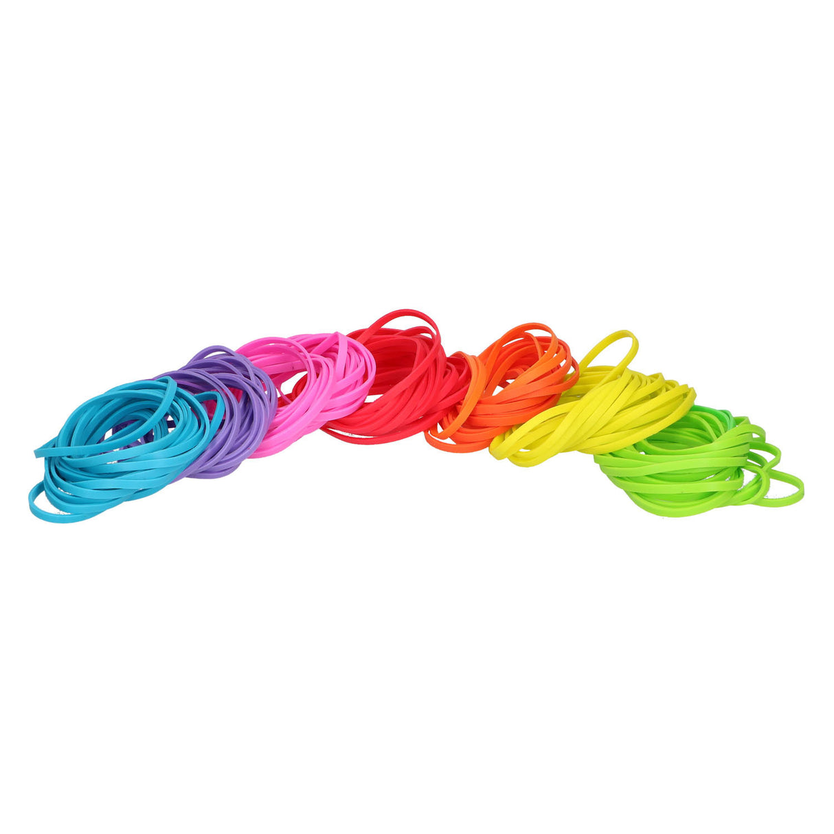 Bandes élastiques néon, 130 pcs.