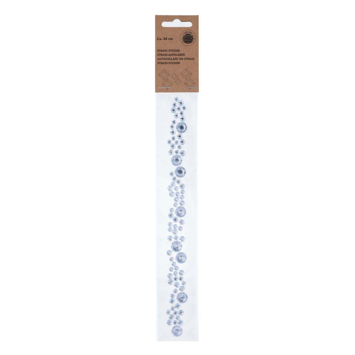 Guirlande d'autocollants strass