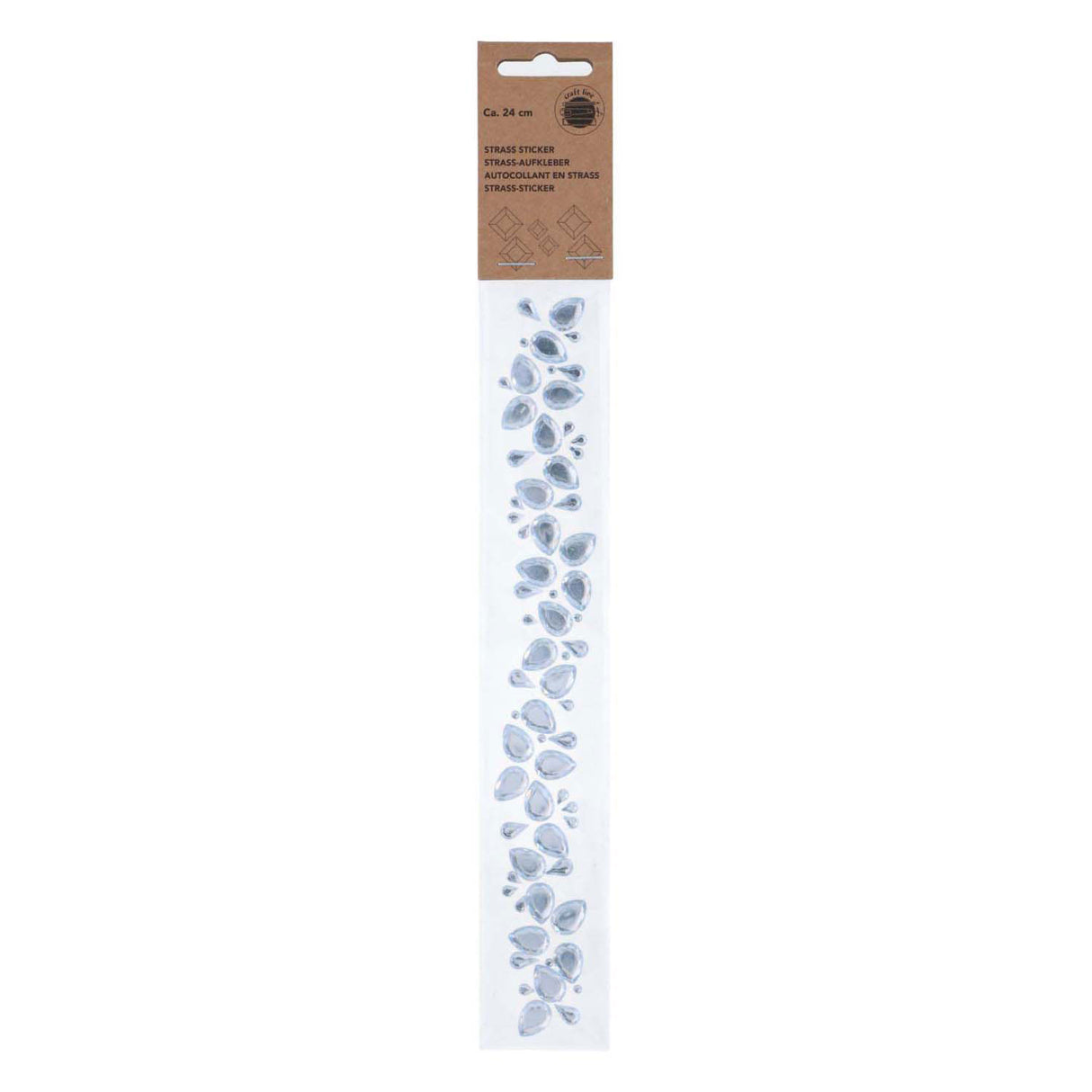 Guirlande d'autocollants strass