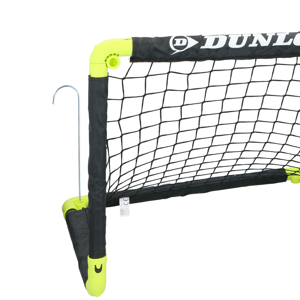 But de football Dunlop avec piquets au sol, lot de 2