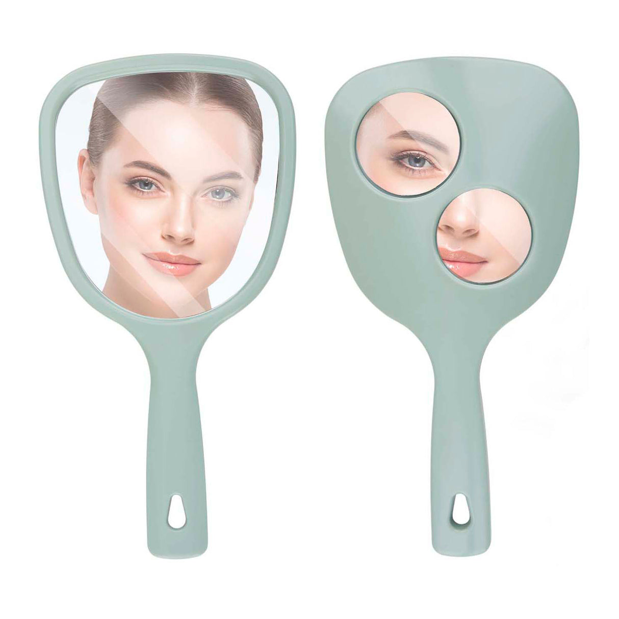Miroir à main 3en1