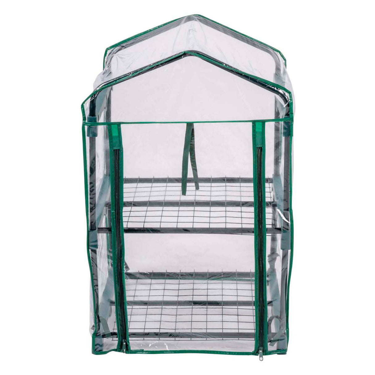 Kinzo serre bac de culture 45 x 50 x 80 cm - serre de jardin à 2 étages - serre compacte pour plantes et bac de culture - résistant aux intempéries et transparent