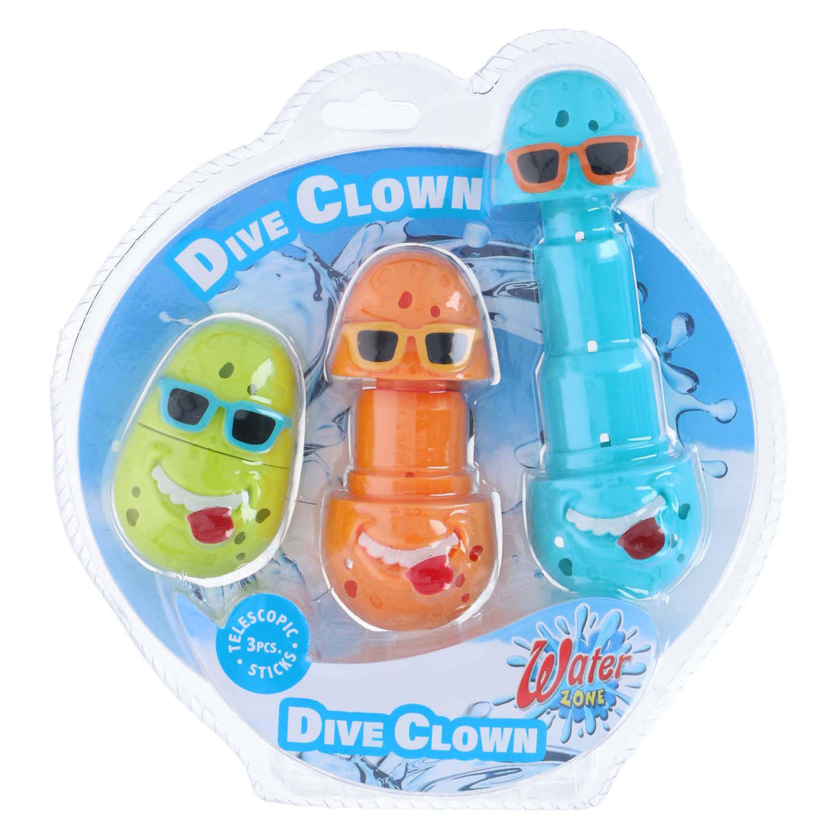 Clowns plongeurs, 3 pcs.