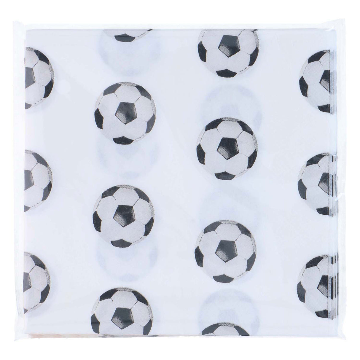 Serviettes de fête football, 20 pièces.