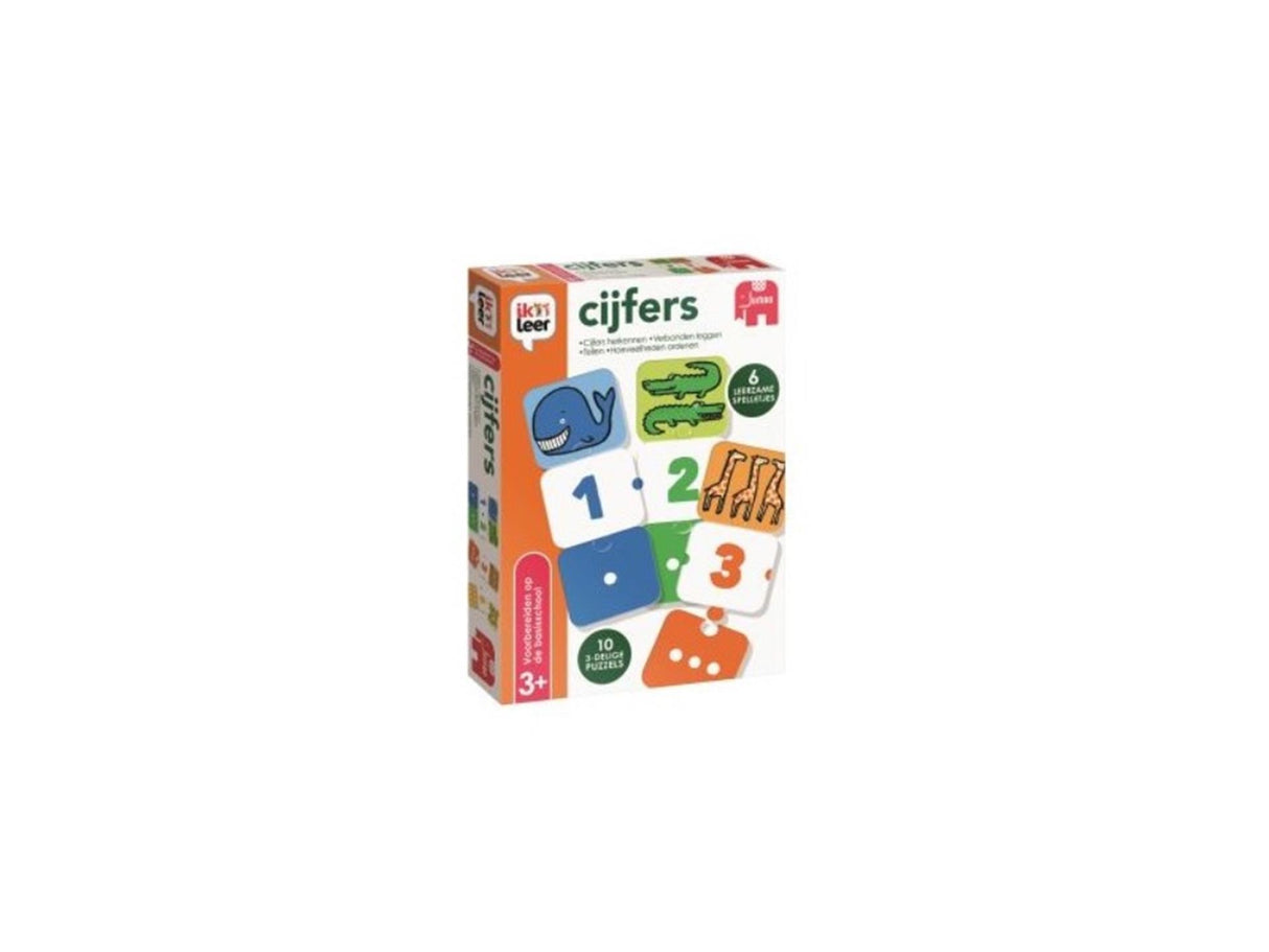 Jumbo J'apprends les chiffres avec 10 puzzles en 3 parties