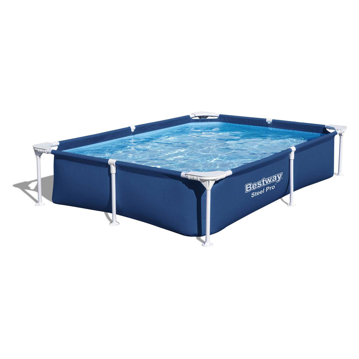 Piscine Bestway acier pro rectangle, 221 cm
