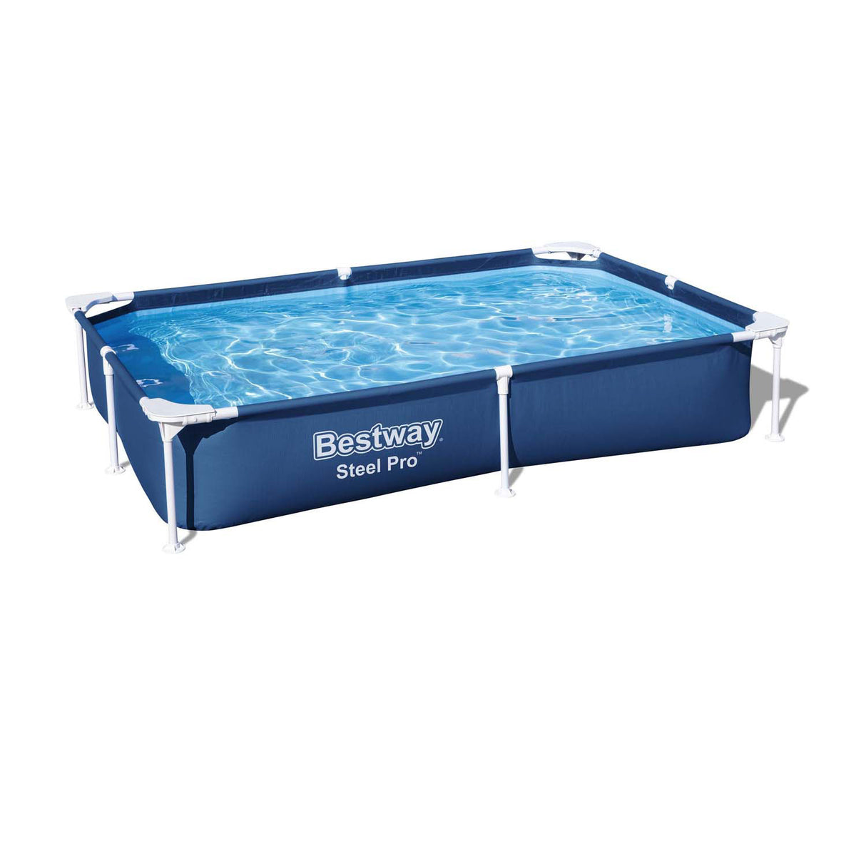 Piscine Bestway acier pro rectangle, 221 cm