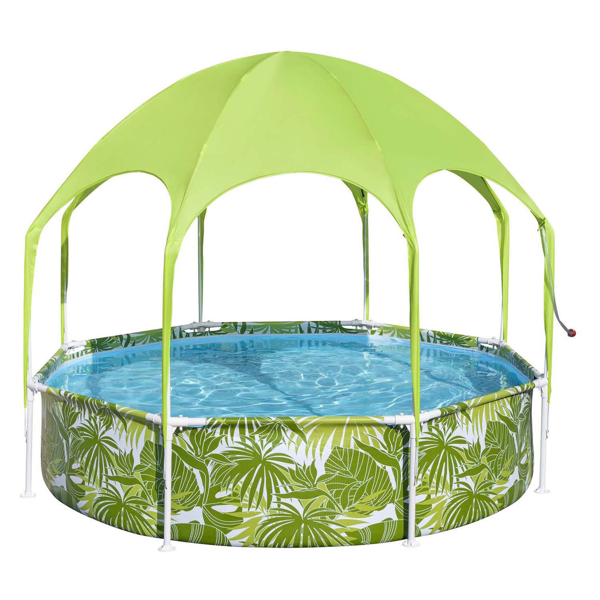 Bestway ma première piscine à cadre ombragée avec parasol UV, 244 cm