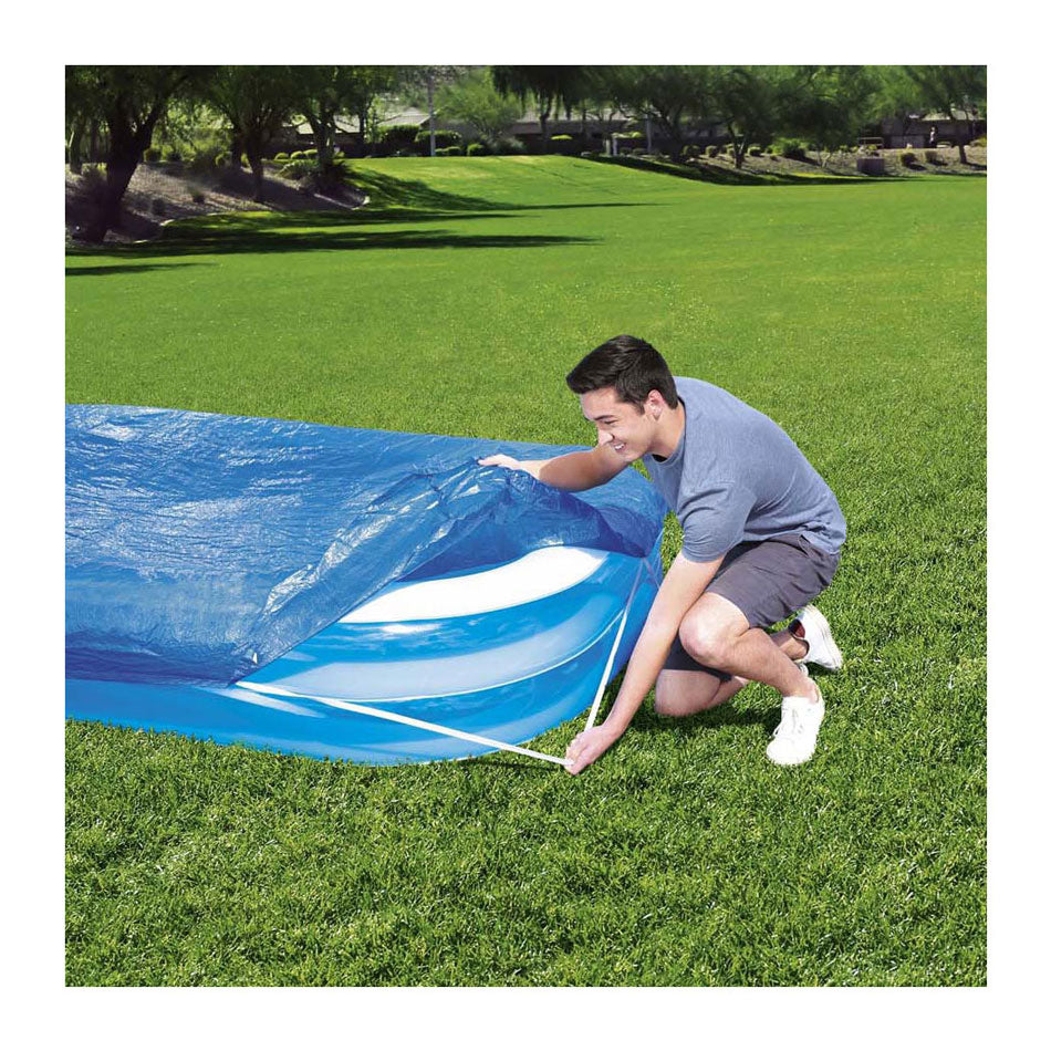 Couverture de piscine familiale Bestway rectangulaire, 262 cm