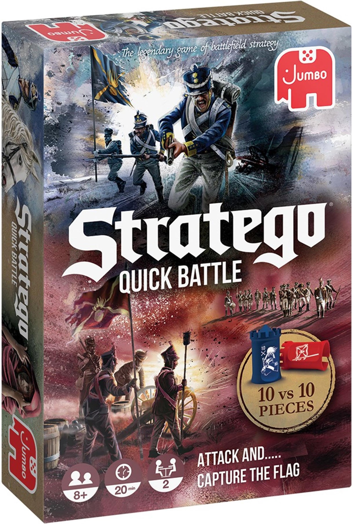 Jeu de plateau de combat rapide Jumbo Stratego
