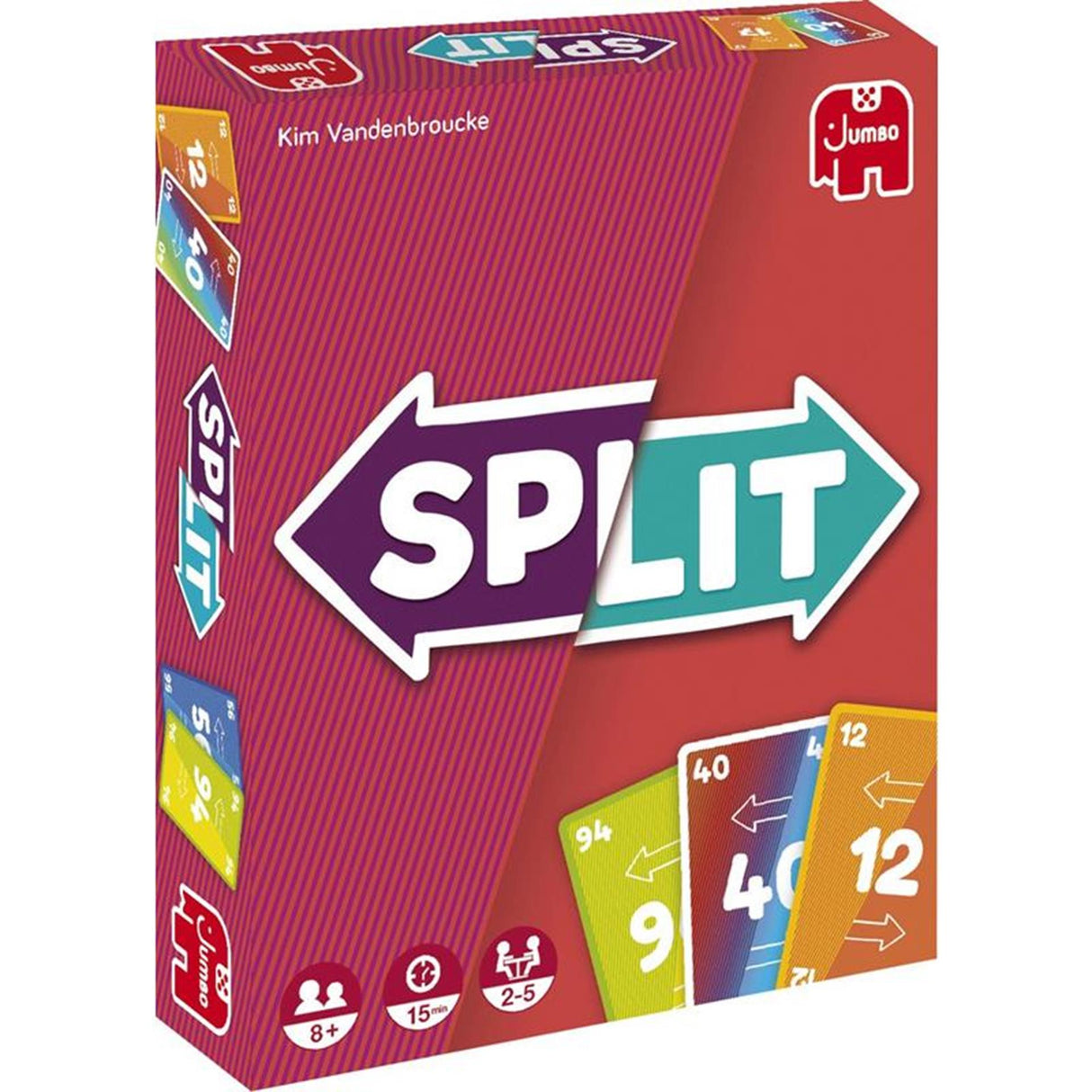 Jeu de cartes géantes divisées