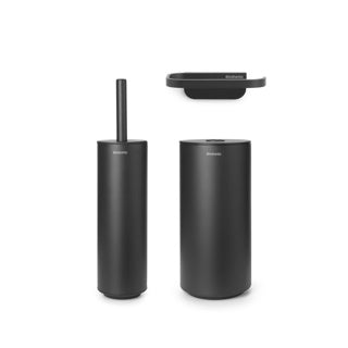 Accessoires de toilette Brabantia mindset, lot de 3 minéraux infini gris