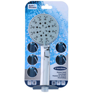 Pommeau de douche 24x10x5 cm 5 fonctions | 2 pièces