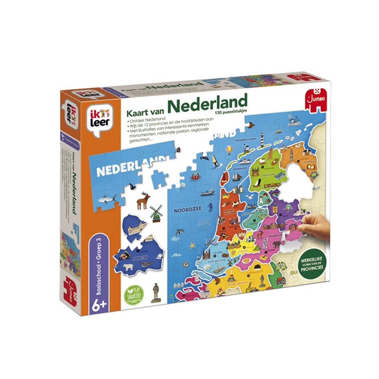Jumbo j'apprends la carte des Pays-Bas