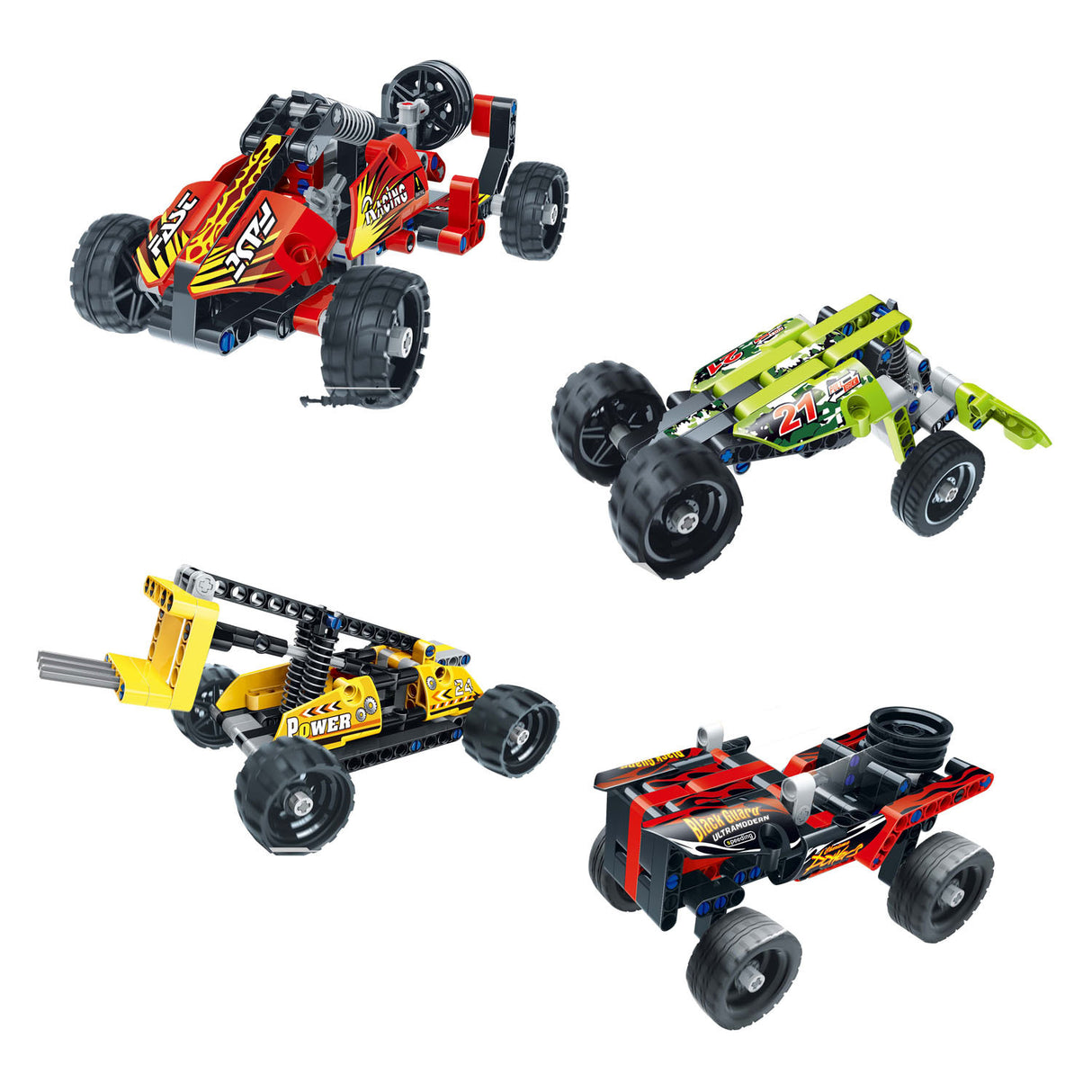 Jeu de construction de voiture