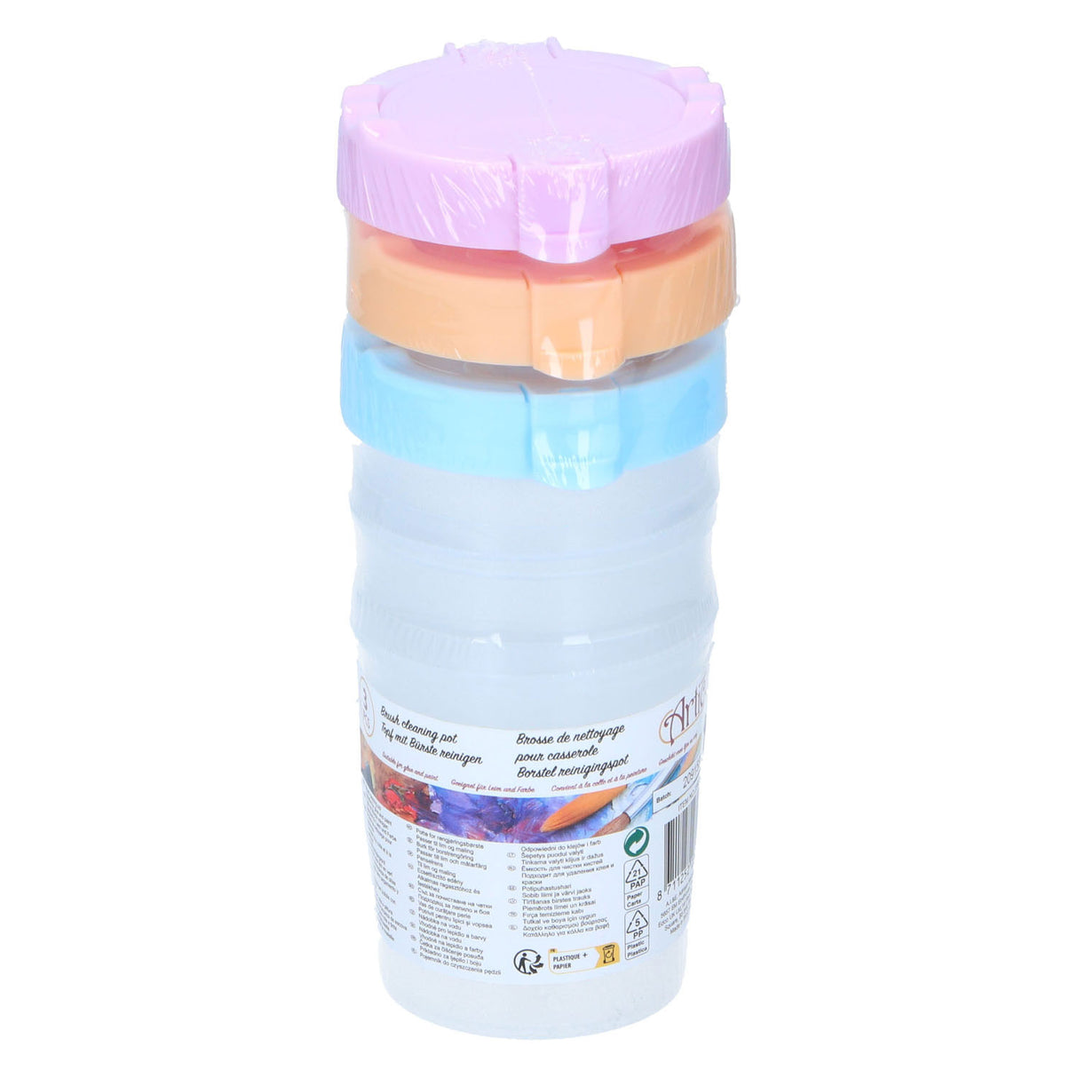 Pot de nettoyage pour brosses, 3 pcs.