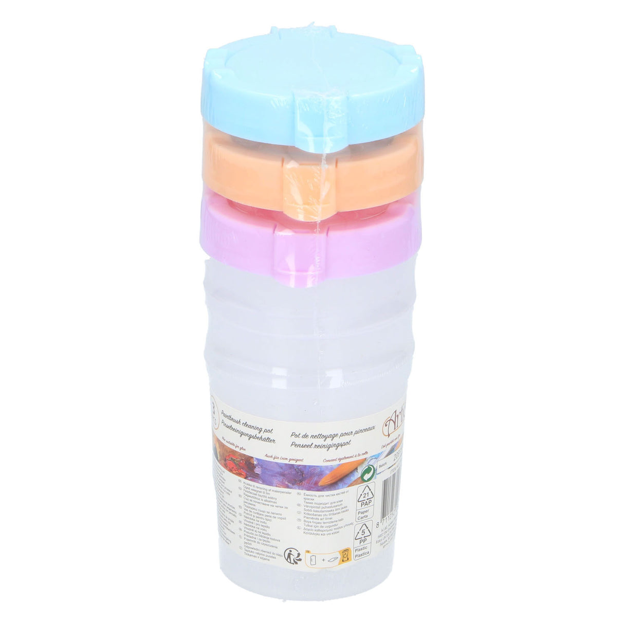 Pot de nettoyage pour brosses, 3 pcs.