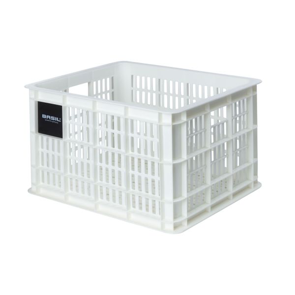 Basilic fietskrat m - moyen - 29,5 litres - blanc