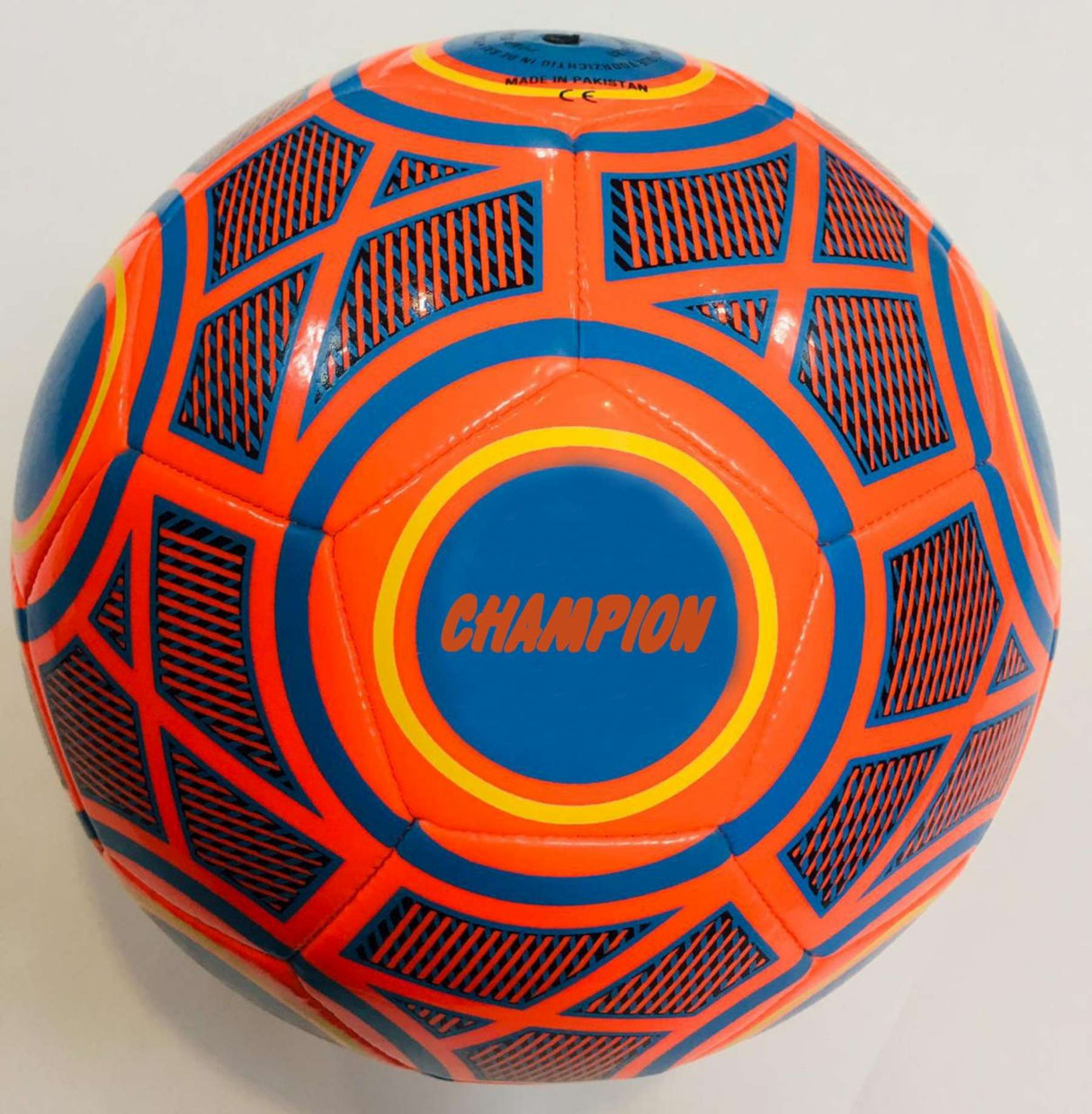 E L Sports Champion de Voetbal - Différents impressions - 320 grammes - Taille 5
