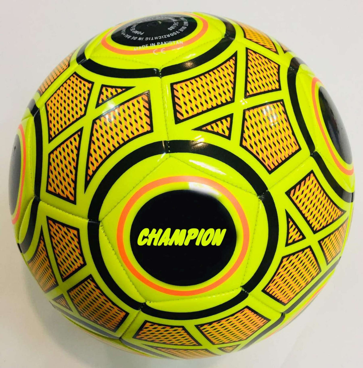 E L Sports Champion de Voetbal - Différents impressions - 320 grammes - Taille 5