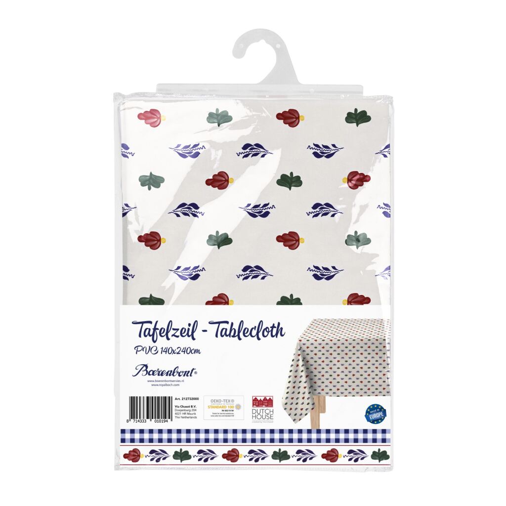 Nappe vichy maison hollandaise 140x240 cm
