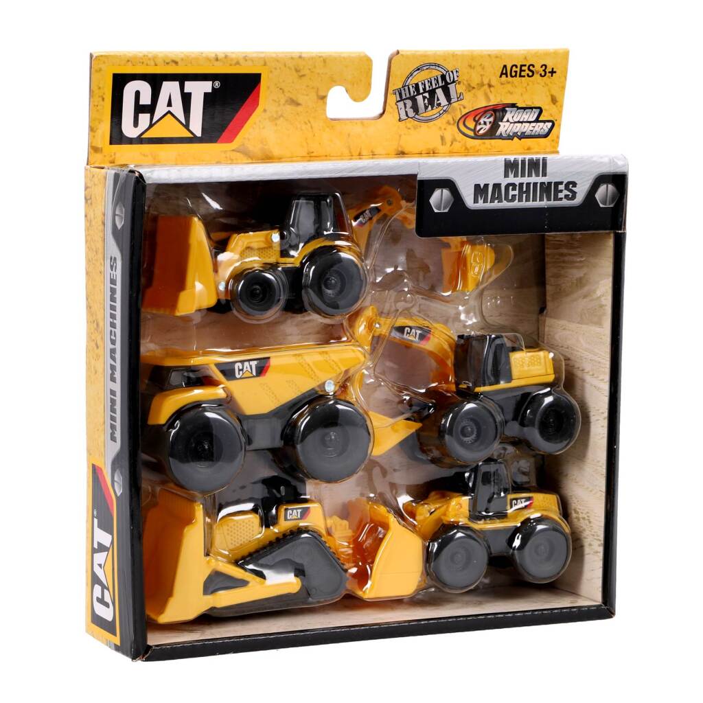 Cat Mini véhicules de construction CAT, paquet de 5