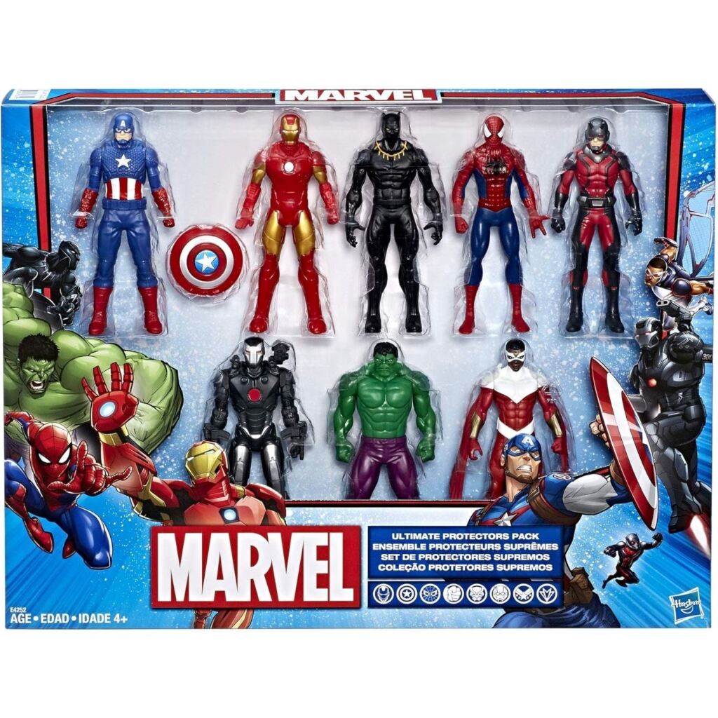 Figurines d'action Marvel 8 pièces