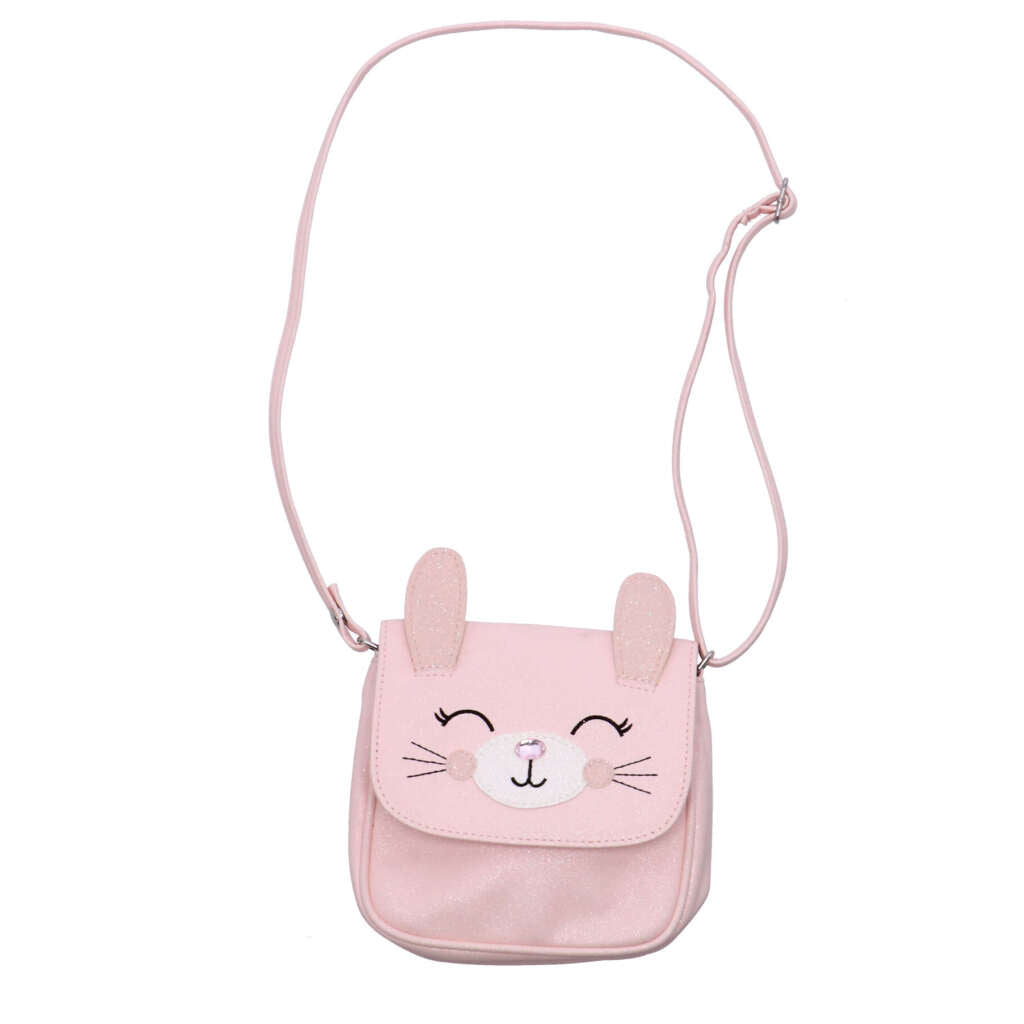 Sac bandoulière top fashion chat rose