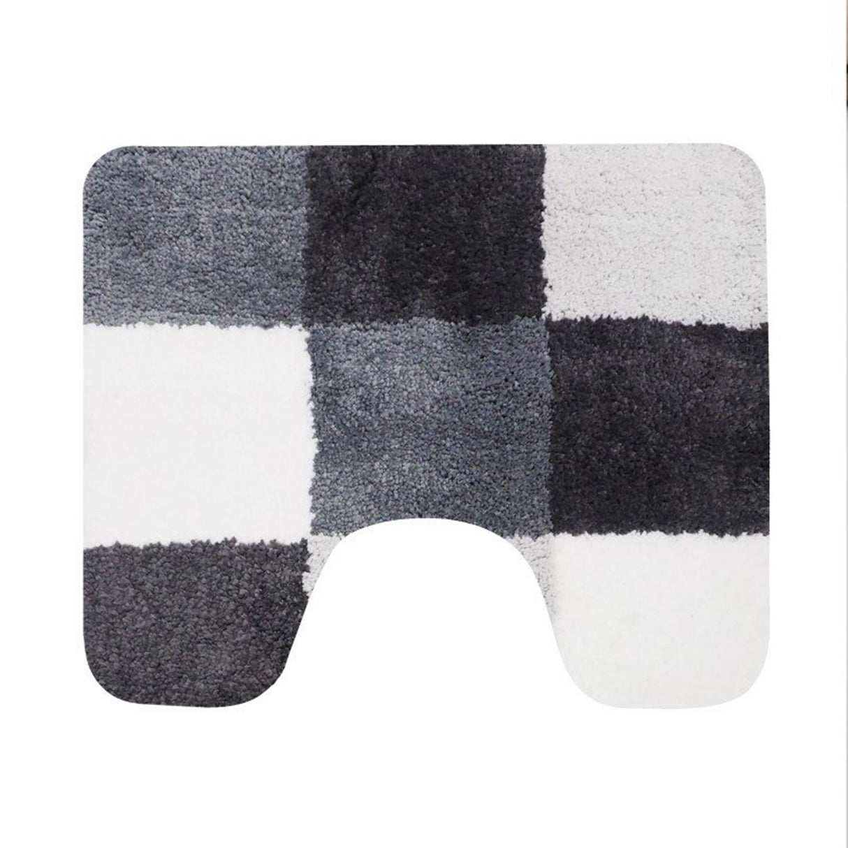 Tapis de toilette Dutch House Brest 60x50cm gris