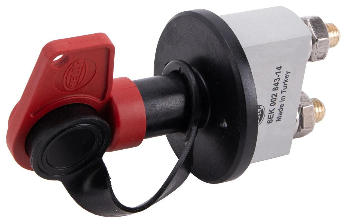 Interrupteur principal de batterie Hella, tension nominale des batteries. 24v