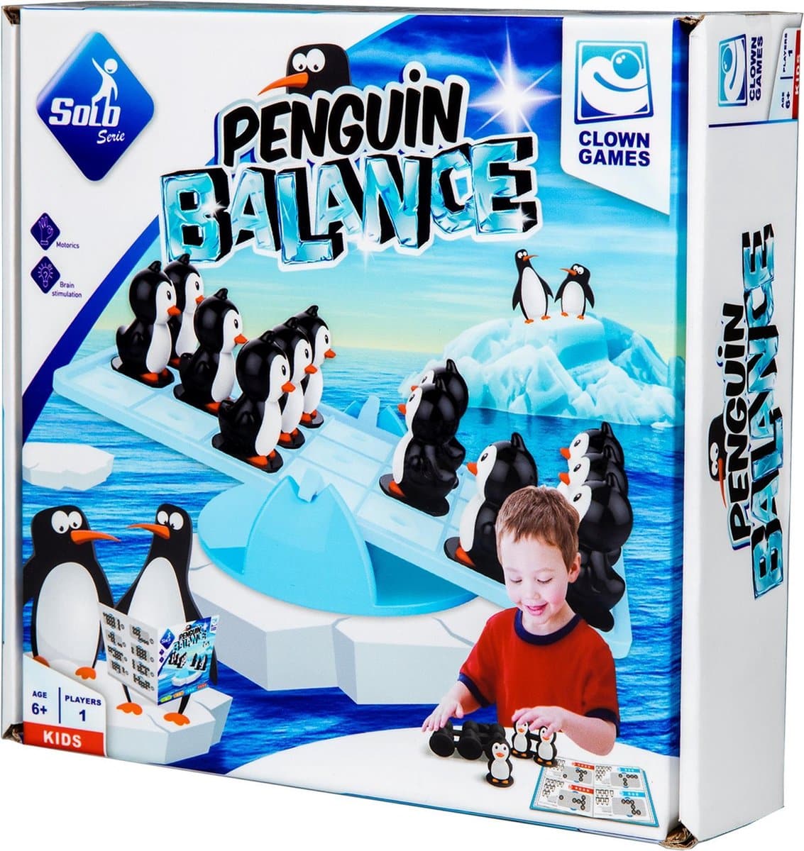 Jeux de clown Van der Meulen - jeu d'équilibre pingouin