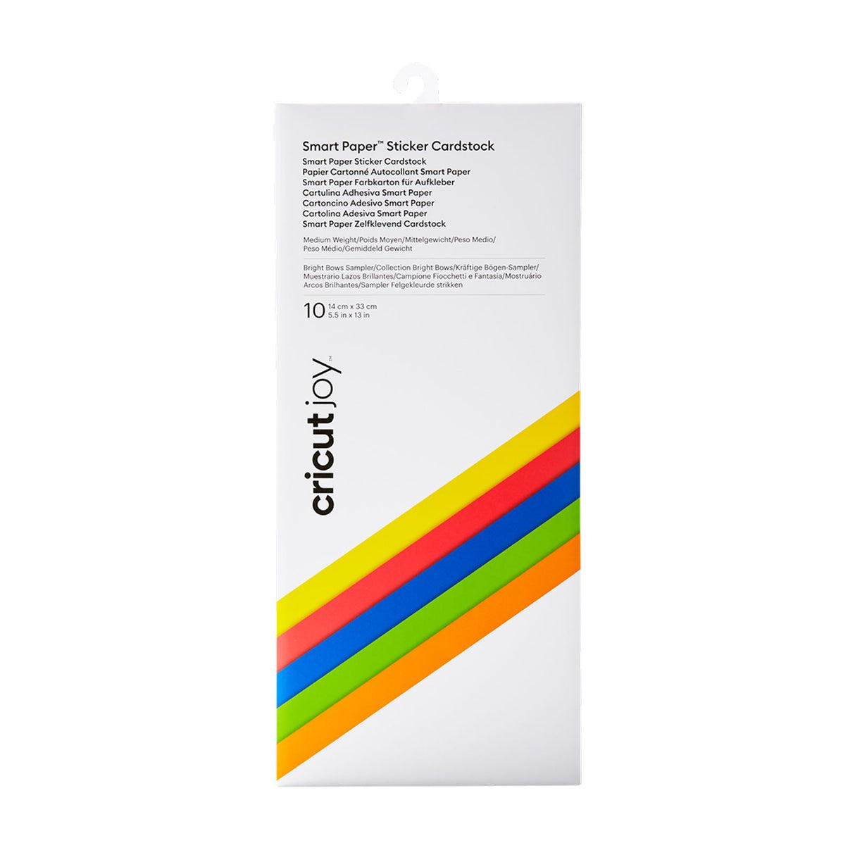 Cricut joy • autocollant intelligent papier cartonné arc-en-ciel