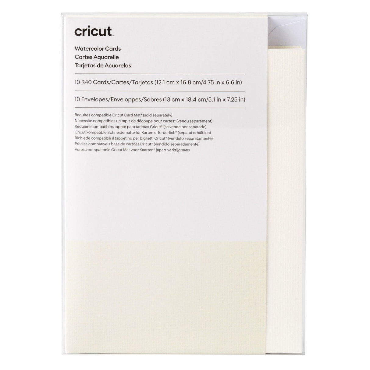 Cricut • cartes aquarelle r40 10 pièces