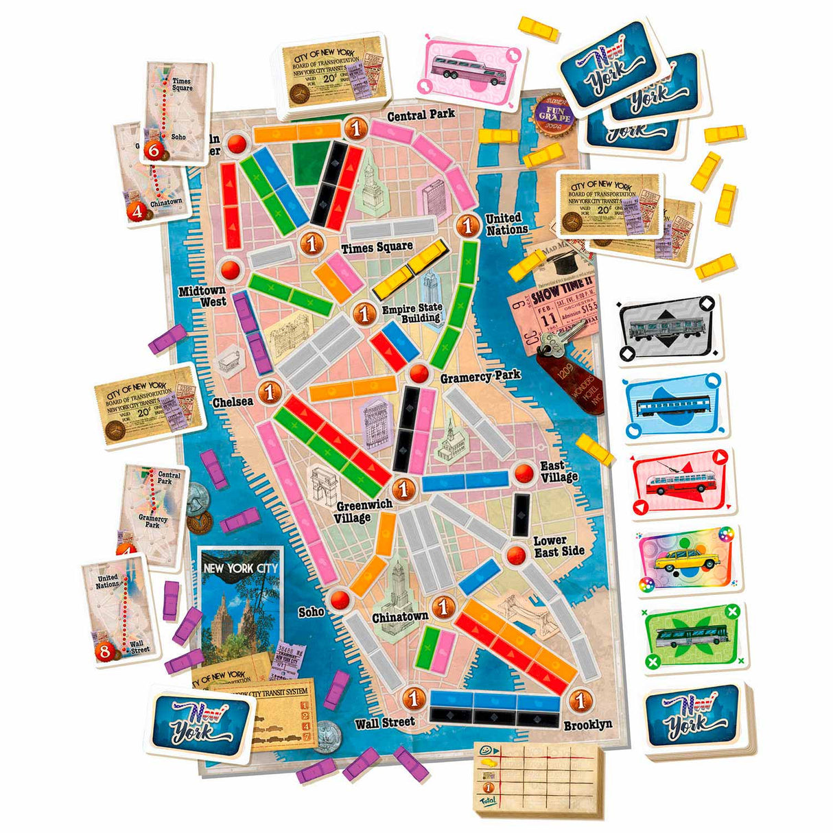 Billet Days of Wonder pour monter le jeu de société à New York