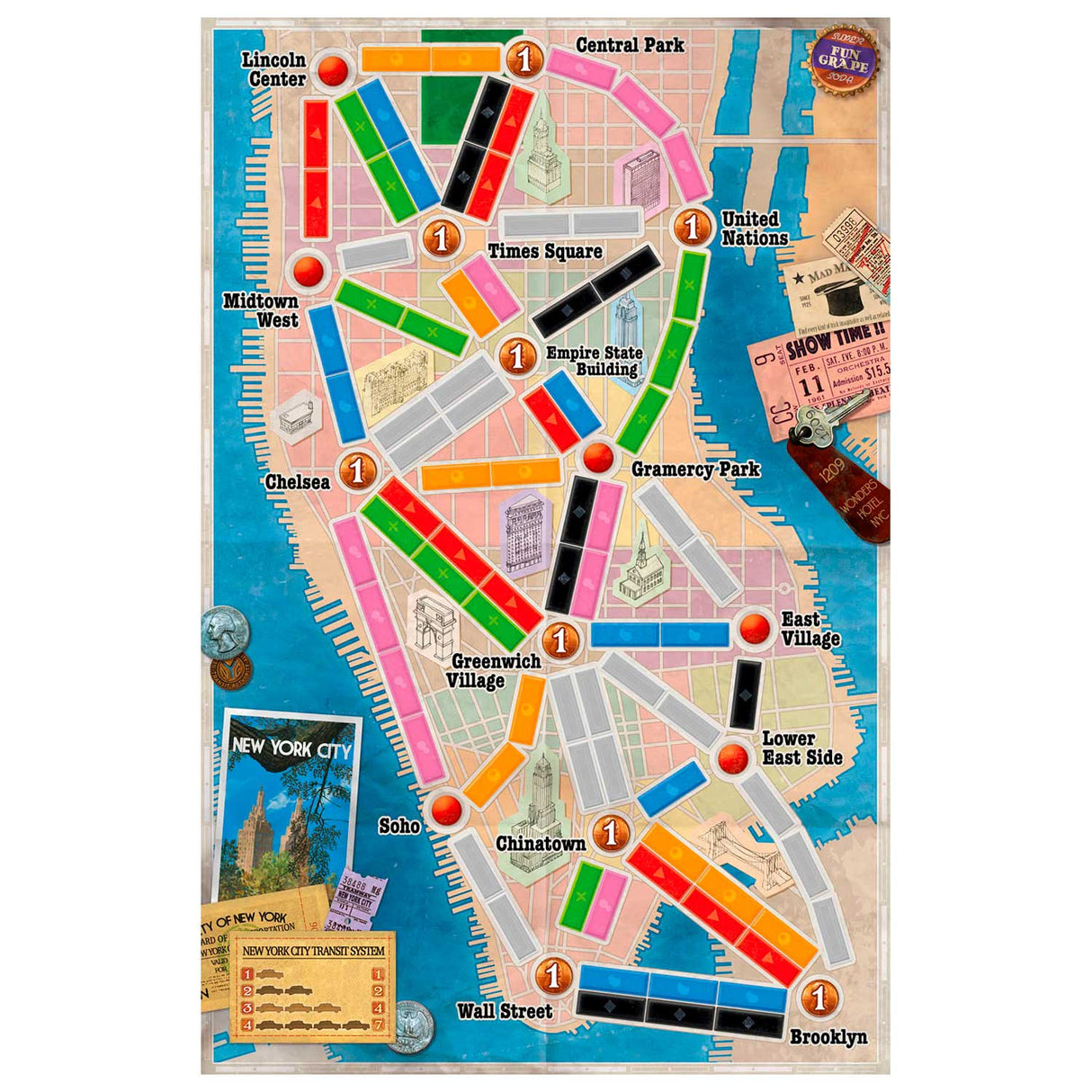Billet Days of Wonder pour monter le jeu de société à New York