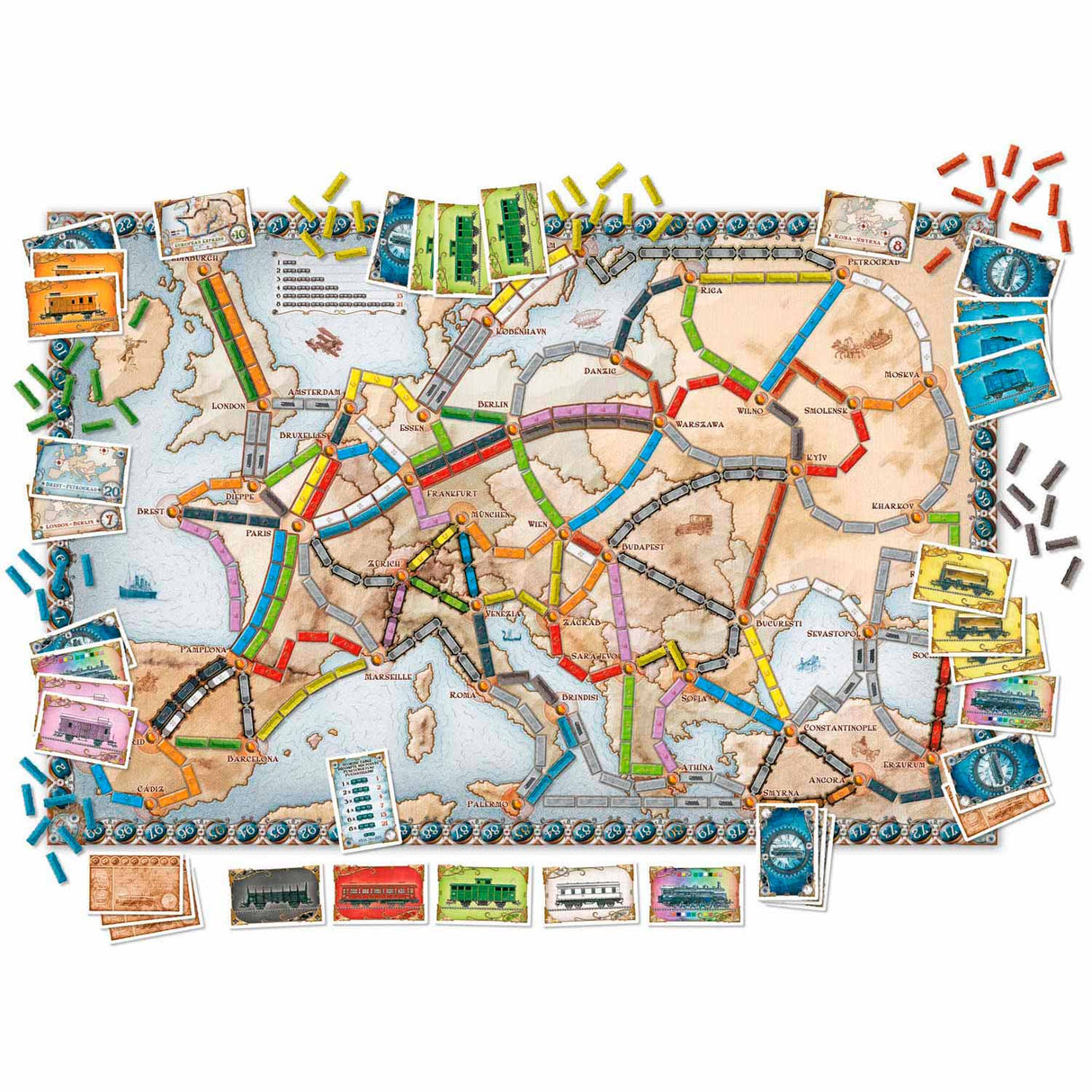 Jeu de société Ticket tactique pour monter en Europe