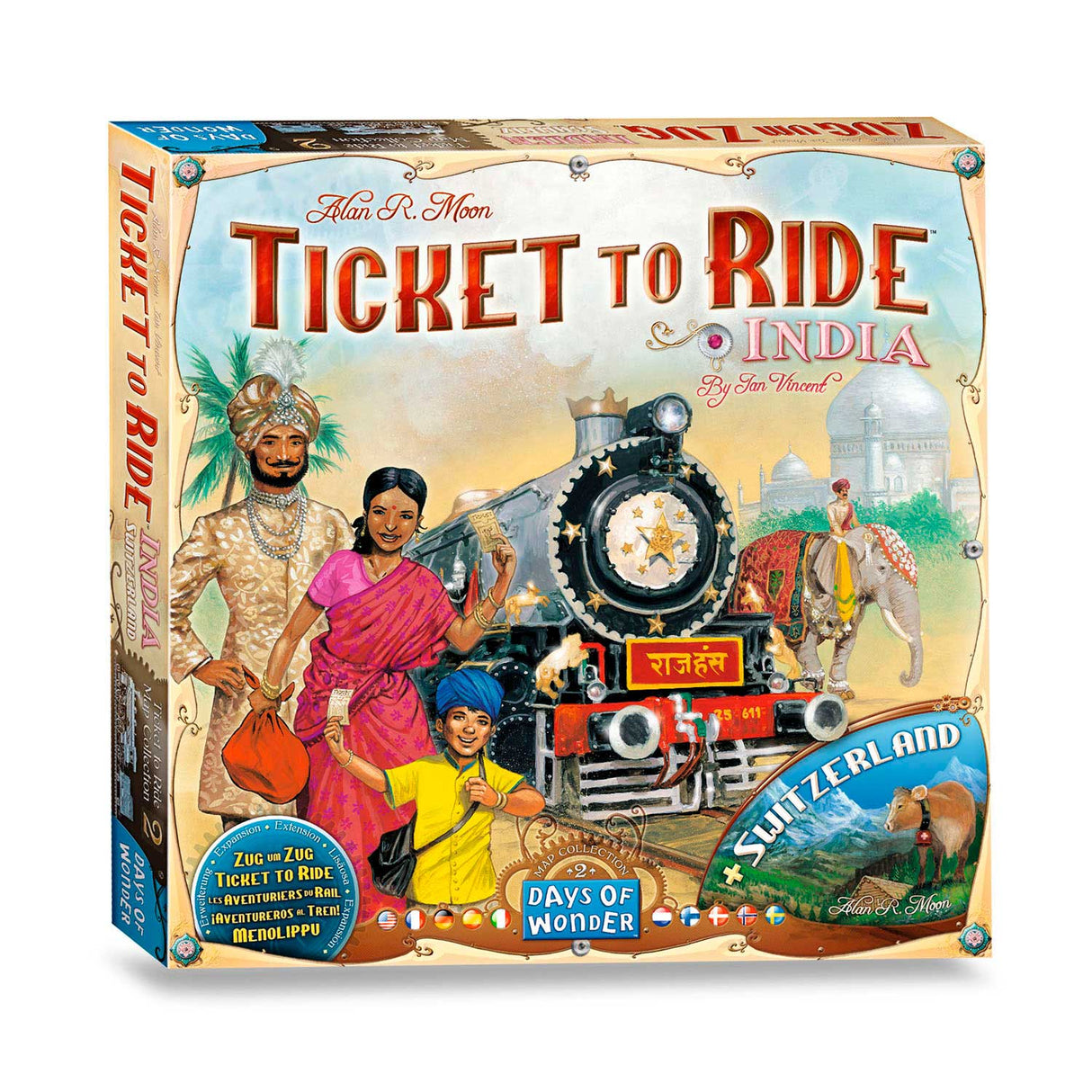Jeu de société Asmodee Ticket to Ride India