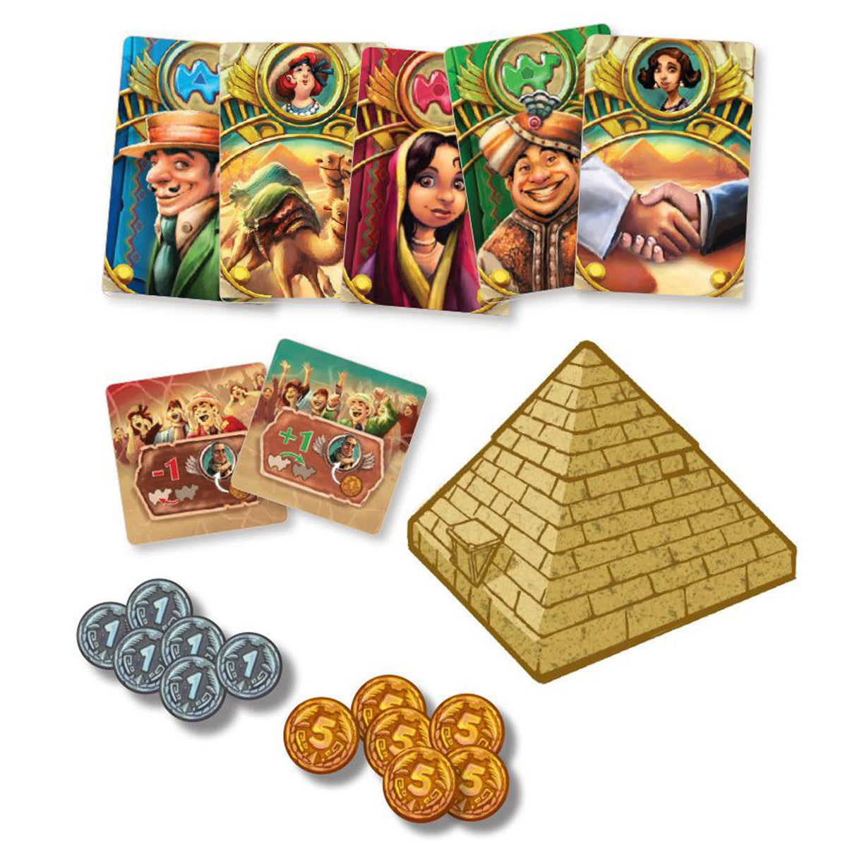 Asmodee eggertspiele camel up - jeu de société course de chameaux - nouvelle édition avec palmier 3D