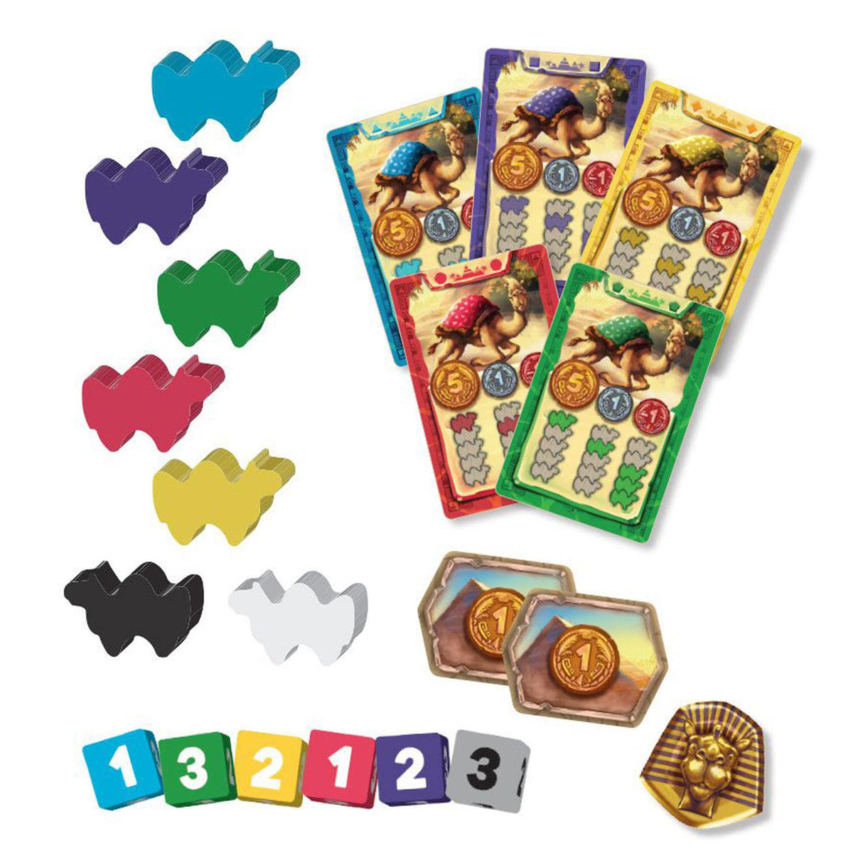 Asmodee eggertspiele camel up - jeu de société course de chameaux - nouvelle édition avec palmier 3D