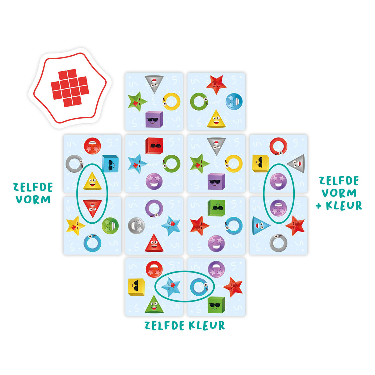 Fête des motifs Flexiq ! jeu de cartes
