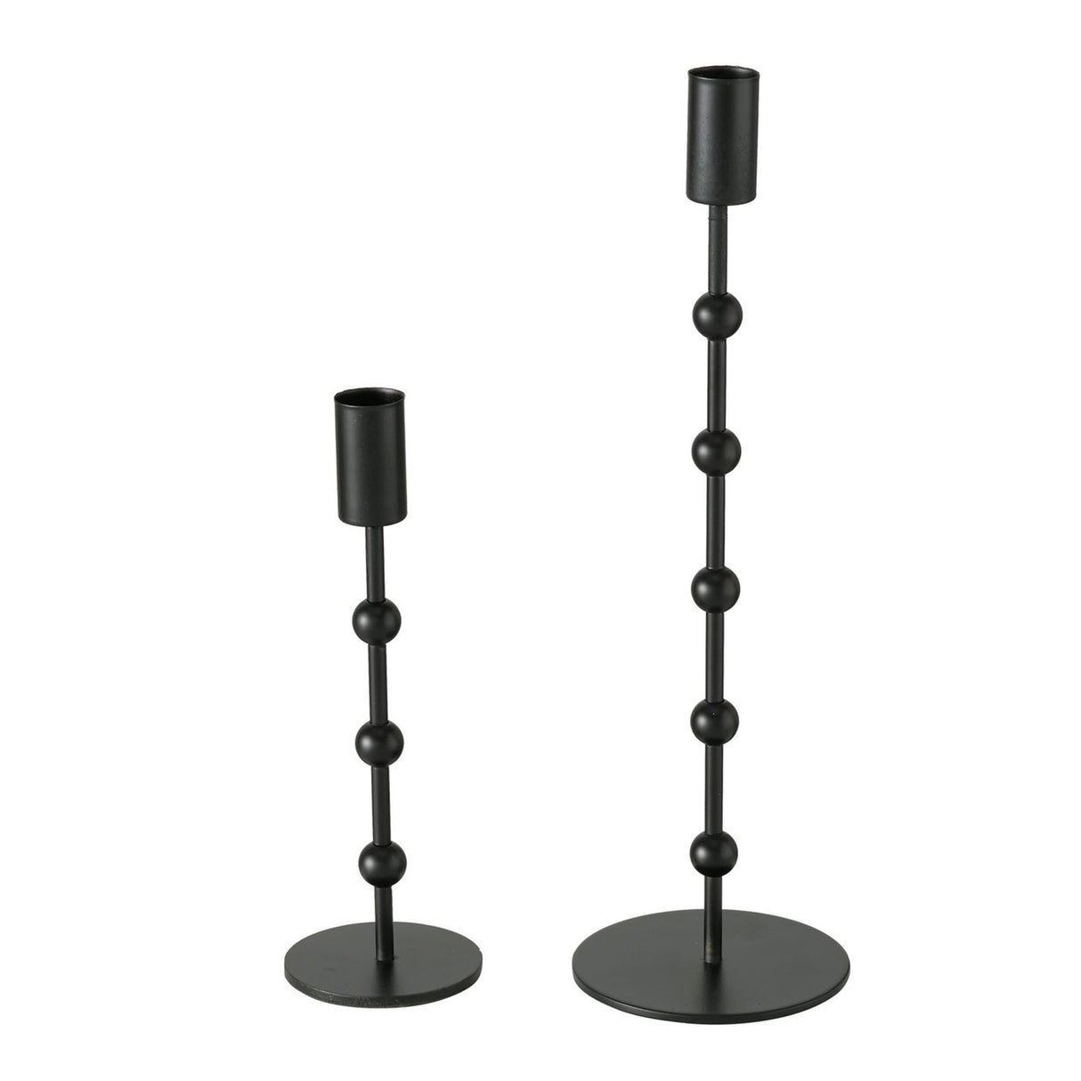 Boltze home chandelier métal noir 2 pcs. h20-30cm