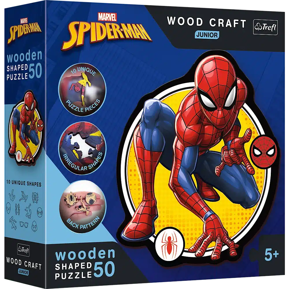 Trefl puzzle en bois Spiderman Junior Marvel 50 pièces