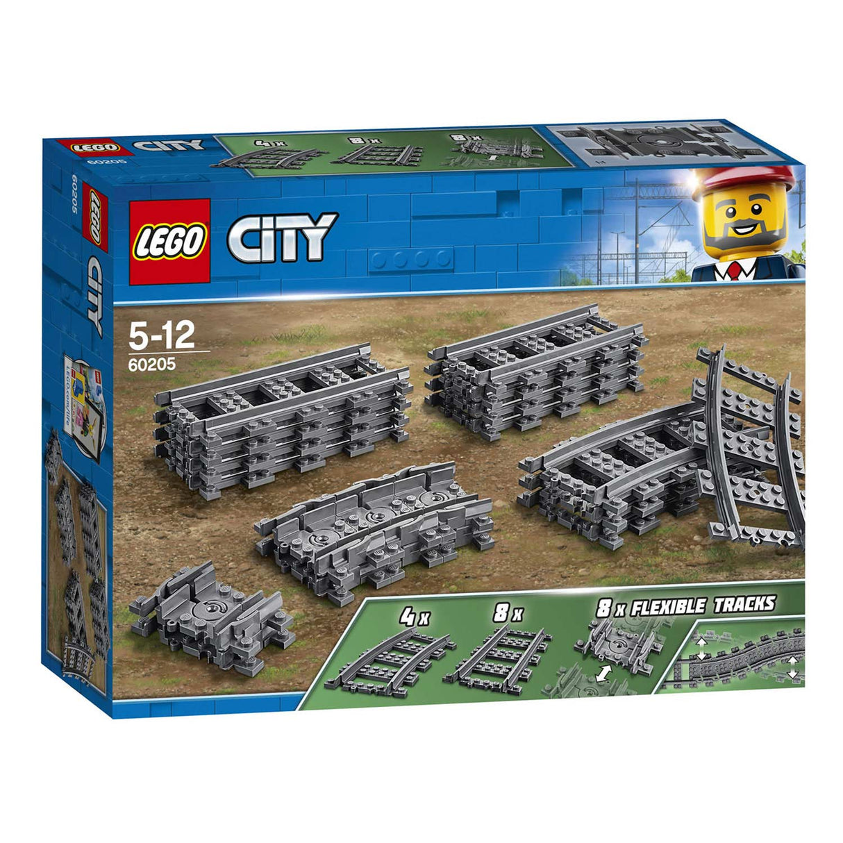 LEGO CITY 60205 TRAIN RAILS