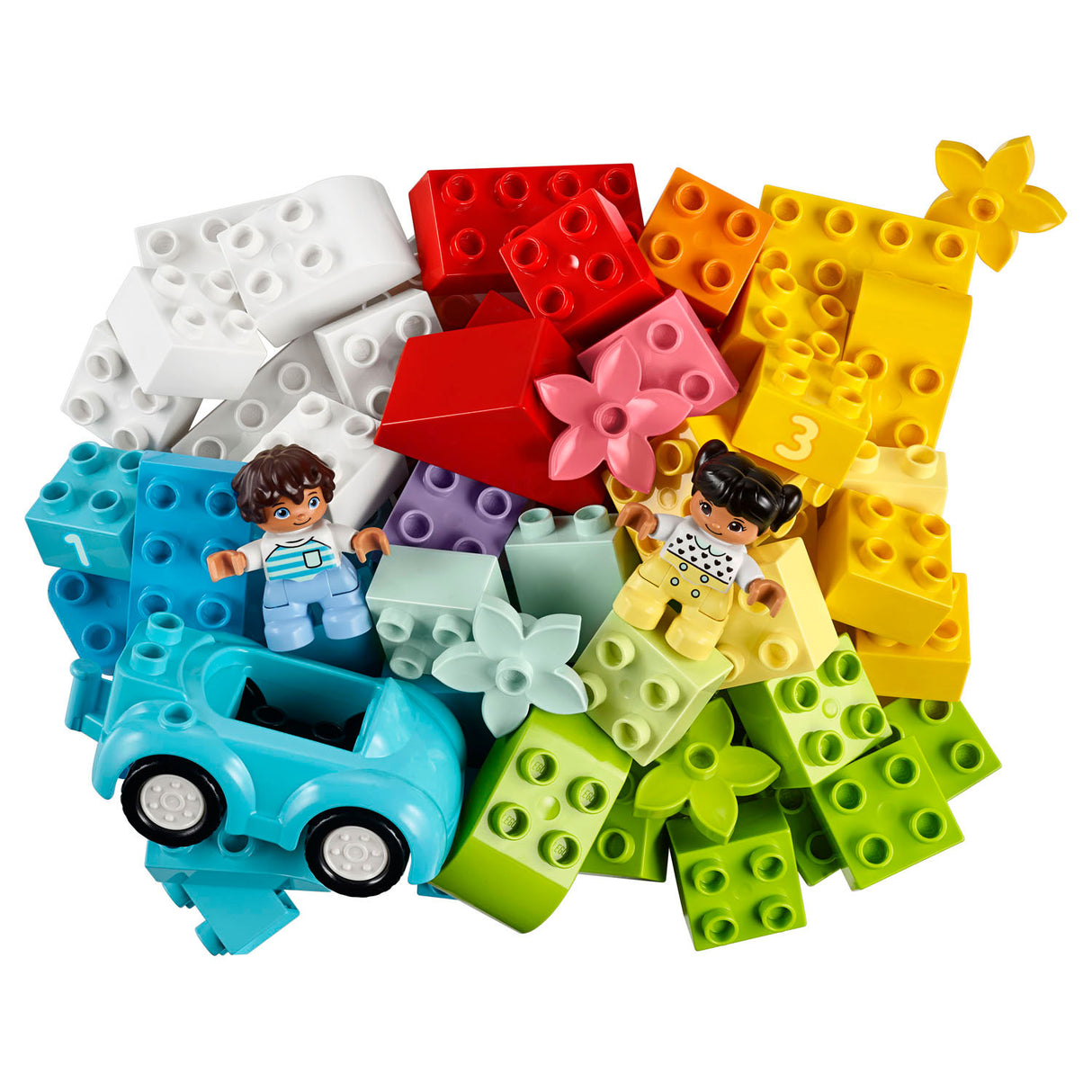 Boîte de rangement Lego duplo jouets éducatifs pour enfants - 10913