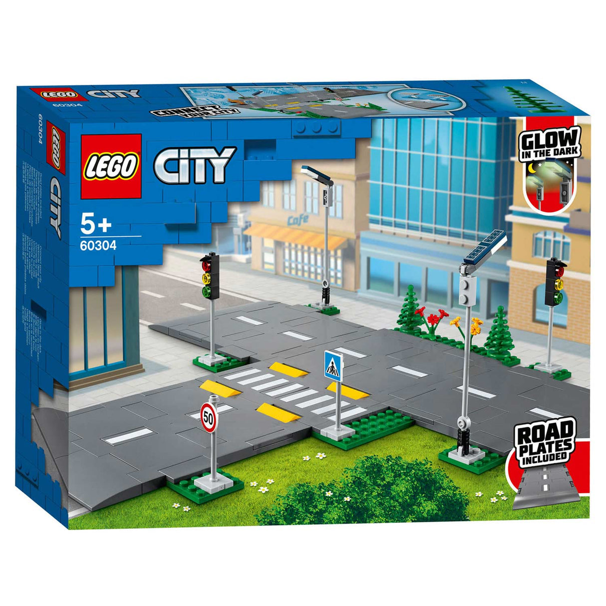 Plaques routières Lego city 60304