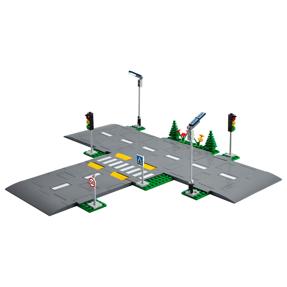 Plaques routières Lego city 60304