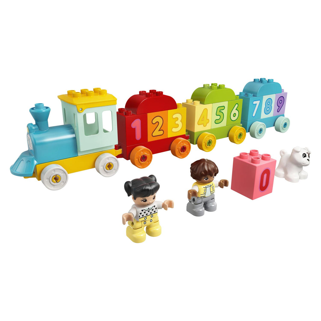 Lego duplo - train numéroté - jouet de construction apprendre à compter (10954)